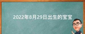 2022年8月29日出生的寶寶五行缺什么（8月29日出生的男孩女孩名字大全）