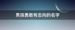 虎年男孩取名字大全：精選2022年男孩勇敢有志向的名字