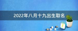 虎寶寶2022年9月14日八月十九出生取名